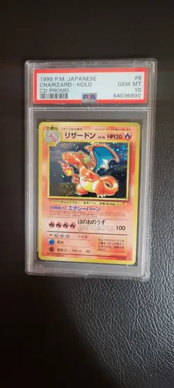 Pokemon TCG 1999 Japanese CD Promo Charizard Holo PSA 10 #006 - Image 4