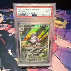 Pokemon TCG Nidoking 174/165 Scarlet & Violet 151 English PSA 9 - Image 1
