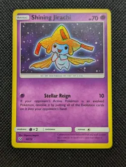 2017 Pokemon Shining Legends Jirachi #42/73 - Image 1