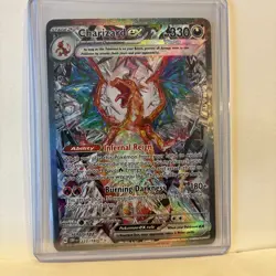 Pokemon TCG Obsidian Flames Charizard EX 223/197 Special Illustration Rare - Image 3