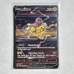 Pokemon Raikou V GG41/GG70 Crown Zenith Galarian Gallery Ultra Rare Holo 200 HP - Image 1