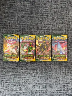 Pokemon TCG Evolving Skies Booster Pack Art Set - New/Factory Sealed - Image 1