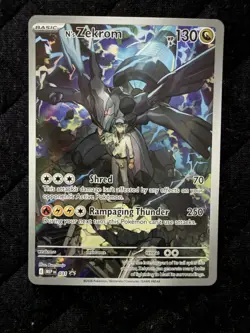 N's Zekrom Ascended Heroes ETB Black Star Promo IN HAND MEP 03 Pokemon TCG - Image 1
