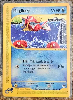Pokemon 2002 Expedition Magikarp 118 LP - Image 1