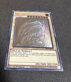Yu-Gi-Oh! TCG Blue-Eyes White Dragon 1st Edition Ghost Rare Card GFP2-EN175 - Image 4