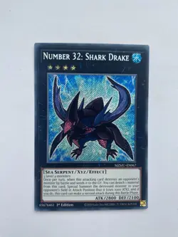 YuGiOh Number 32: Shark Drake Secret Rare Chibi Art MZMU-EN067 - Image 1