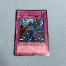 YuGiOh Dust Tornado / Horn Of Heaven Misprint - DB1-EN075 - Name Error Misprint - Image 1
