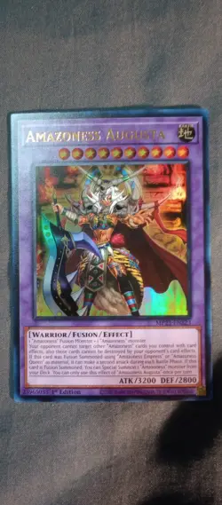 Yugioh x1 Amazoness Augusta MP23-EN223 Ultra Rare 1st Edition (Near Mint) - Image 1