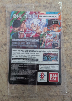 Monkey.D.Luffy College Basketball US Voyage P-055 One Piece Promo Sealed - Image 2