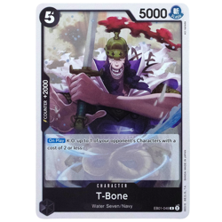 T-Bone One Piece CCG Memorial Collection Foil Rare EB01-049 English - Image 1