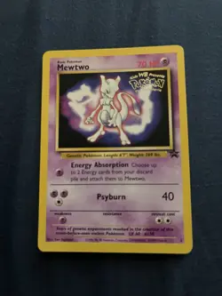 Pokemon Mewtwo Base Set Holo Rare 010/102 60 HP 1999 TCG Card English - Image 1