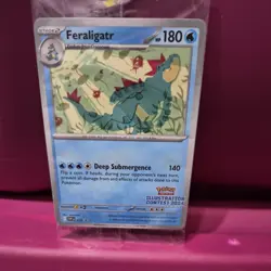 Feraligatr 2024 Illustrator Contest Sealed Stamped Promo with Cards - Image 1