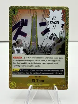 El Thor (JOLLY ROGER FOIL) OP05-114 ONE PIECE Card The Best PRB-01English - Image 1