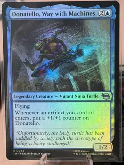 ~ Donatello, Way with Machines Foil ~ Teenage Mutant Ninja Turtles ~ MTG ~ TMNT - Image 1
