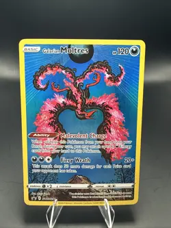 Pokemon Galarian Moltres SWSH284 Black Star Promo Pokemon Card - Image 1