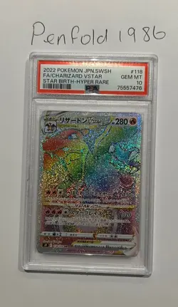 PSA 10 Charizard VSTAR 118/100 HR s9 Star Birth Japanese Pokemon Card GEM MINT - Image 1