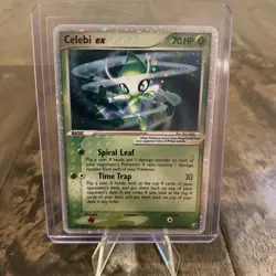 Pokemon TCG Celebi EX Holo Card 117/115 Unseen Forces - Image 1