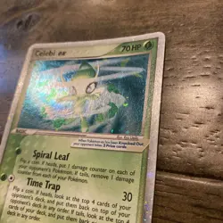 Pokemon TCG Celebi EX Holo Card 117/115 Unseen Forces - Image 4