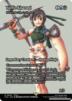 MTG Yuffie Kisaragi - Yuriko, the Tiger's Shadow (Showcase) [FCA - 60] - NM [... - Image 1
