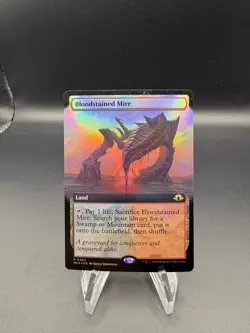 Bloodstained Mire (Extended Art) Modern Horizons 3 Foil - Image 1