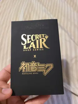 MTG Magic ENGLISH Secret Lair Hatsune Miku Sakura Superstar Foil Contents Sealed - Image 3