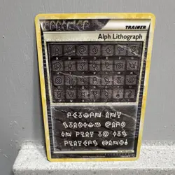 Pokemon Alph Lithograph HGSS Undaunted Trainer 87/90 Regular English - Image 1