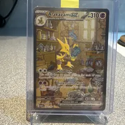 Pokemon Alakazam EX TCG Card 201/165 Scarlet & Violet 151 English NM Condition - Image 1