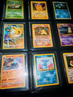 POKEMON WOTC BINDER COLLECTION, HOLO'S, 1ST ED'S, RARES, 108 CARDS - MANY NM - Image 1