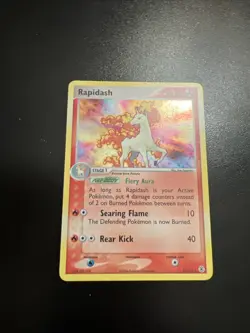 Rapidash 13/112 Holo reverse Rare EX Fire Red Leaf Green Pokemon TCG - Image 1