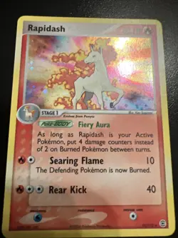 Rapidash 13/112 Holo reverse Rare EX Fire Red Leaf Green Pokemon TCG - Image 3