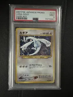 Pokemon TCG Game Boy Promo Lugia 2001 PSA9 Mint - Image 1