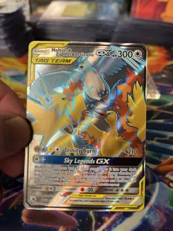 Pokemon NM Moltres Zapdos Articuno GX Hidden Fates Full Art 66/68 - Image 3