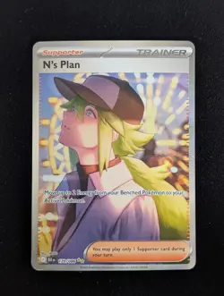 N's Plan 170/086 Sv: Black Bolt Special Illustration Rare Holo Pokemon TCG - Image 1