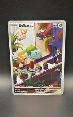 Pokemon TCG: Bulbasaur 143/142 - SV: Stellar Crown - Illustration Rare - Image 1