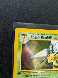 Pokemon Mint 1st Edition Holo Koga's Beedrill Gym Challenge 9/132 - Image 2