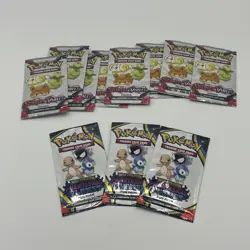 Lot 11 Pokemon Fun Packs Scarlet & Violet and Mega Evolution Phantasmal Flames - Image 1