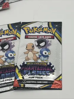 Lot 11 Pokemon Fun Packs Scarlet & Violet and Mega Evolution Phantasmal Flames - Image 2
