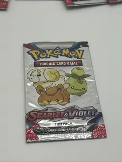 Lot 11 Pokemon Fun Packs Scarlet & Violet and Mega Evolution Phantasmal Flames - Image 4