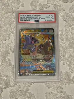 Pokemon TCG Mega Evolution #182 Mega Kangaskhan ex SIR PSA 10 GEM MT - Image 1