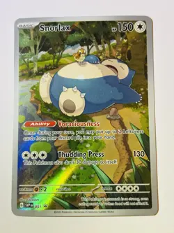 Pokemon Snorlax 051 SVP Scarlet & Violet Promo Holo 150 HP Thudding Press - Image 1