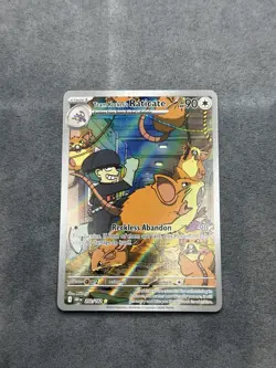 Pokemon TCG Team Rockets Raticate 202/182 Destined Rivals Set - Image 1