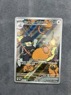 Pokemon TCG Team Rockets Raticate 202/182 Destined Rivals Set - Image 5