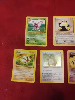 Lot Of 5 Pokemon Jungle Rare,Holo, Regular, Lightly Played To Moderate Played... - Image 2