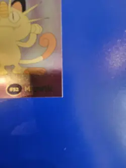 2000 DANONE POKEMON STADIUM TIP SHINY 4 MEOWTH GOLD Nm - Image 3