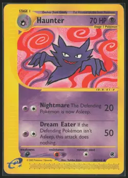 Pokemon Haunter Uncommon Normal Expedition 2002 080/165 NM - Image 1