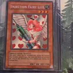 Konami Yu-Gi-Oh! Injection Fairy Lily LOD-100 Spellcaster Effect - Image 1