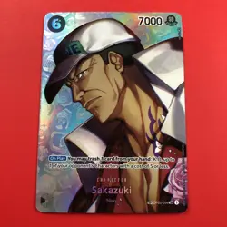 One Piece CCG | (Sakazuki | OP02-099) | SP Special Alt Art Rare English Card TCG - Image 1