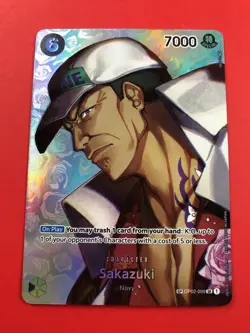 One Piece CCG | (Sakazuki | OP02-099) | SP Special Alt Art Rare English Card TCG - Image 3