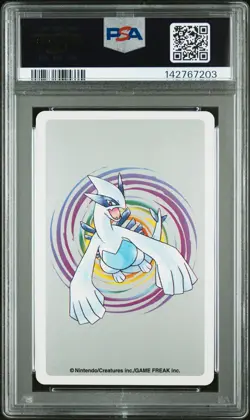 2000 POKEMON SILVER VERSION PLAYING CARDS 2 OF HEARTS #157A TYPHLOSION PSA 10 - Image 2