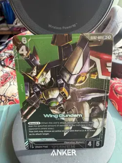 [ENGLISH] Gundam Card Game — Wing Gundam — ST02-001 — LR+ - Image 1